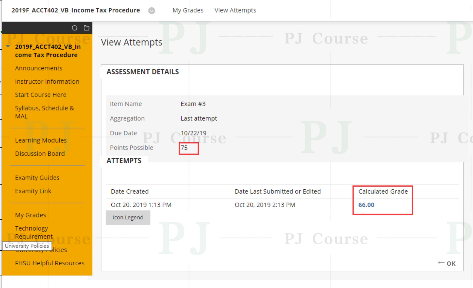 美国Income Tax Procedure课程exam